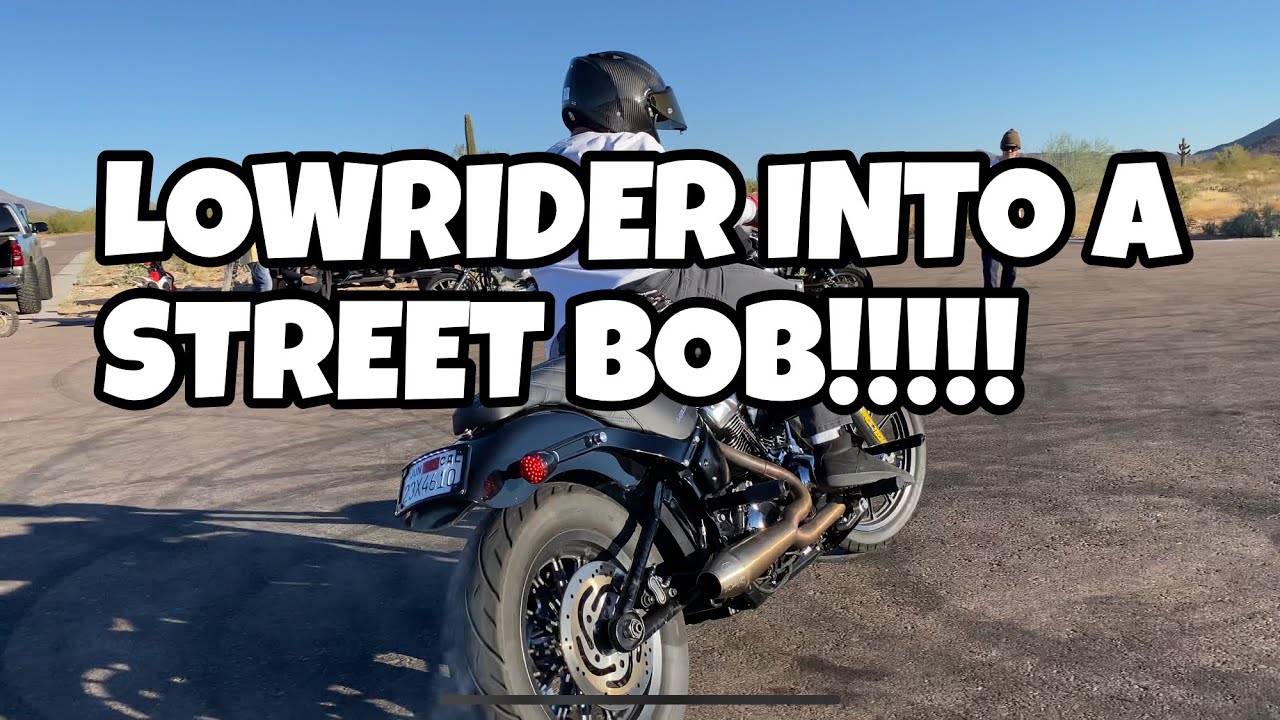 Lowrider to a streetbob Episode 6 m8 build