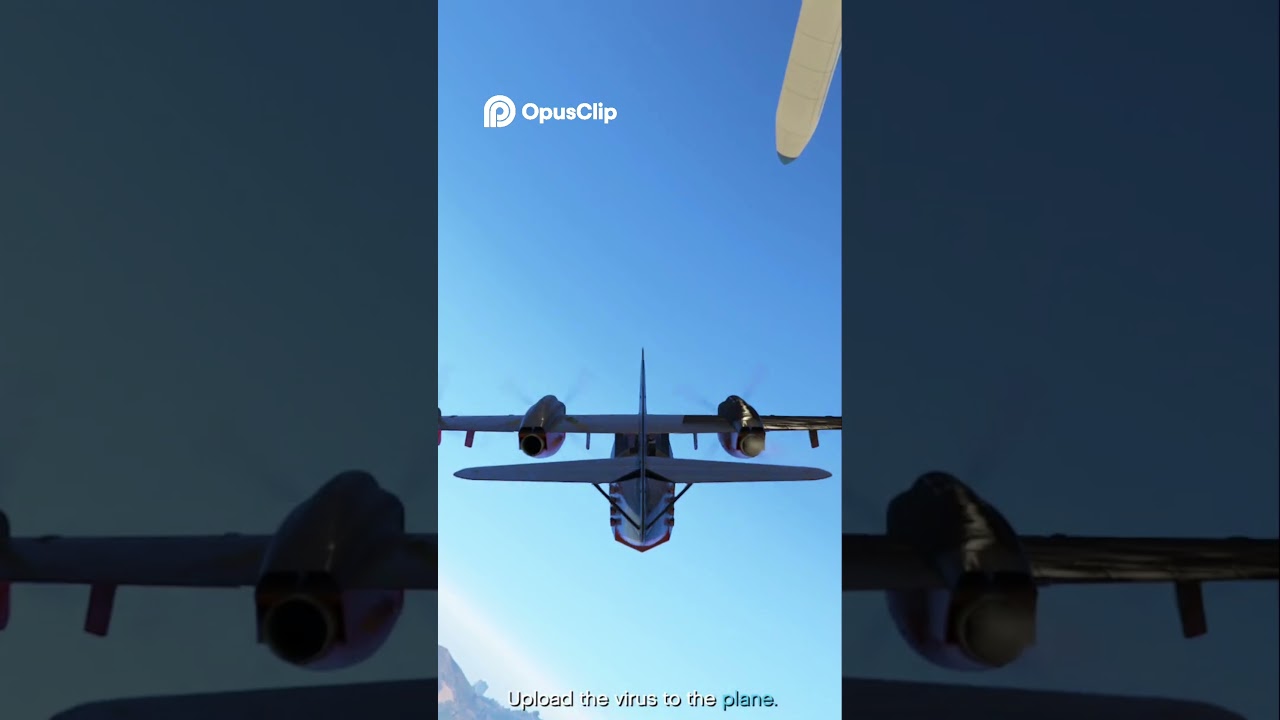 GTA Online Uploading Virus to Plane  Chaos in the Sky! #viralvideo #viral