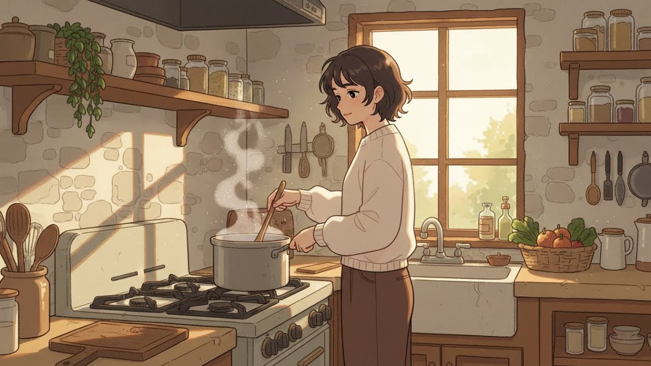 A Peaceful Night at Home — Soft Lamps, Slow Breathing