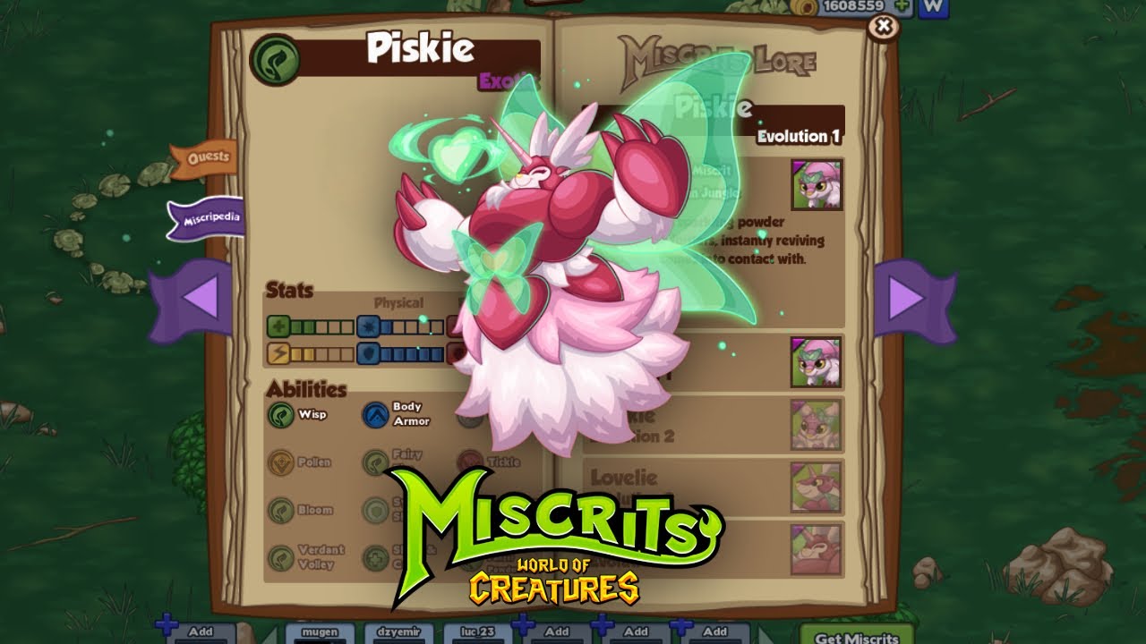 INASANE SKILLSET!! Micrits WoC: PISKIE | First Look & Leveling Up