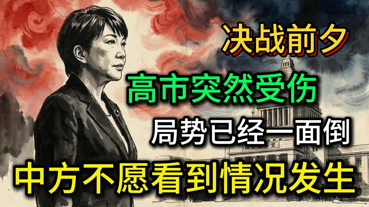 决战前夕，高市突然受伤，局势已经一面倒，中方不愿看到的情况发生