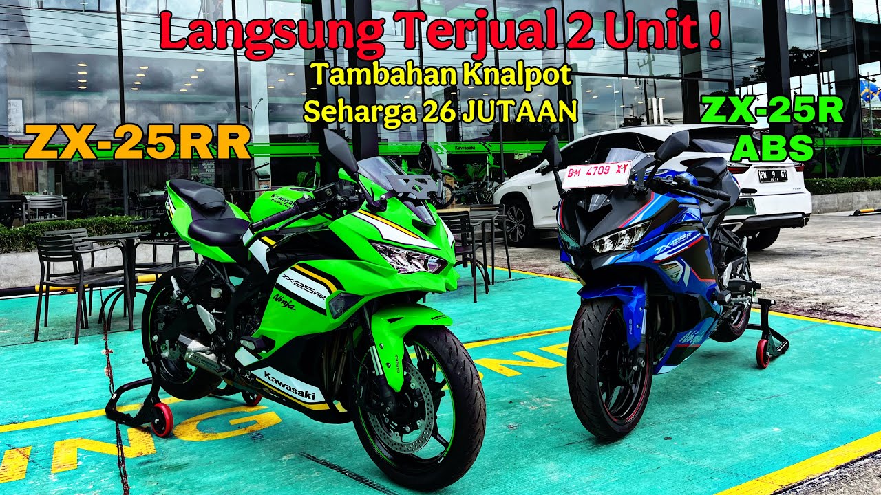 Knalpot 26.520.000,- Untuk ZX-25RR. Lihat Tampilan dan Suaranya