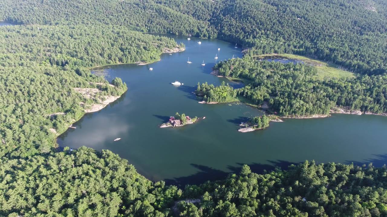 North Channel  NC-83 Baie Fine (Bay Finn) Anchorage (The Pool)