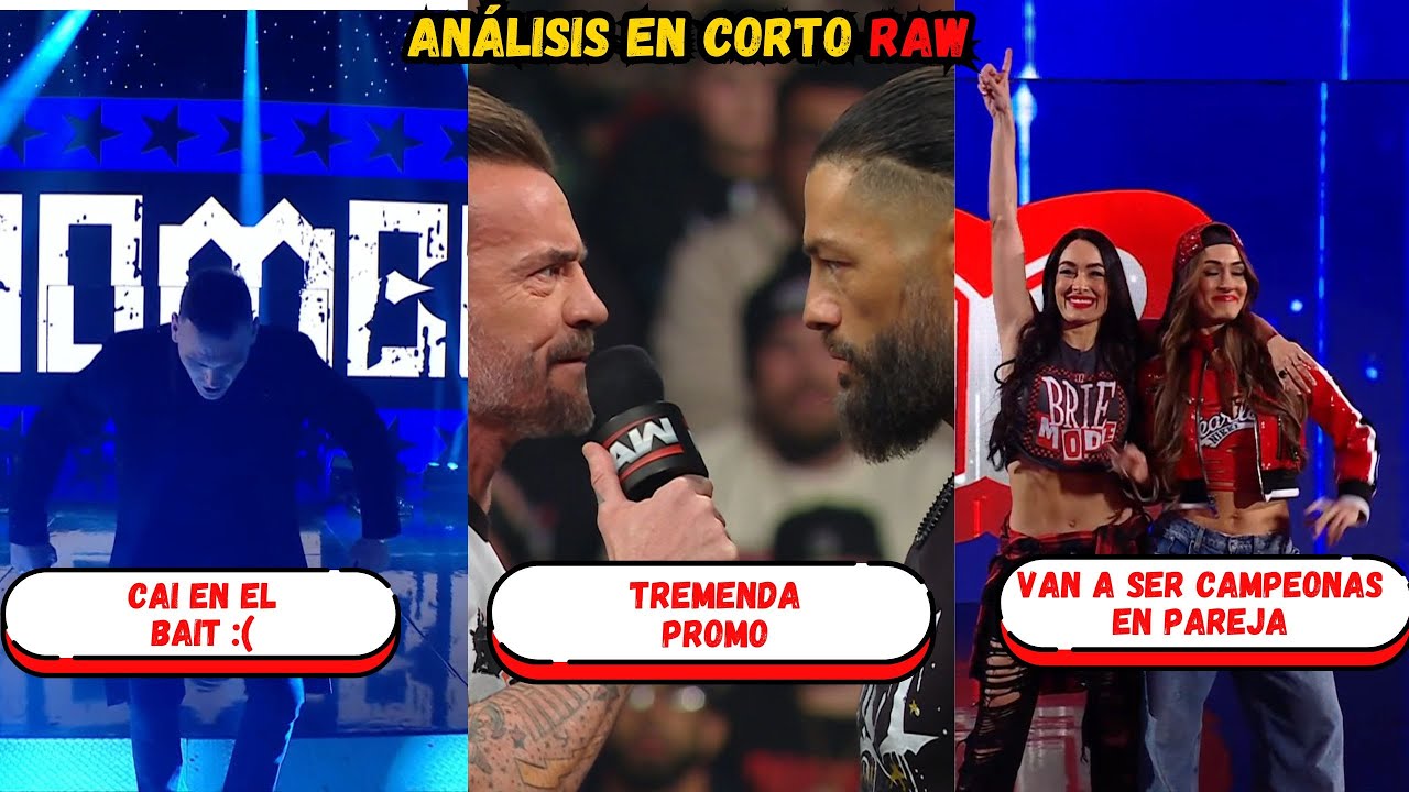 ROMAN REIGNS Y CM PUNK SE ROBAN EL SHOW