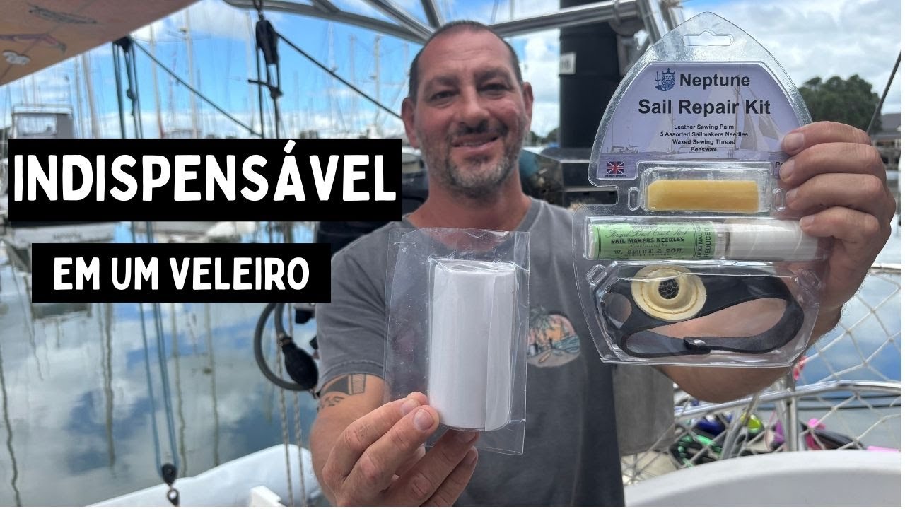 Kit de REPARO DE VELAS, isso é INDISPENSÁVEL em um veleiro!!