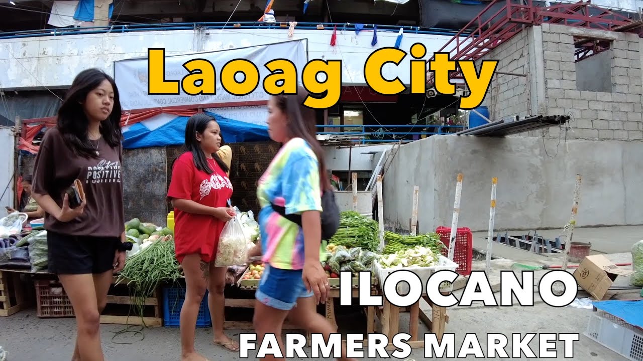 ILOCANO Farmers Market in Laoag City, Philippines