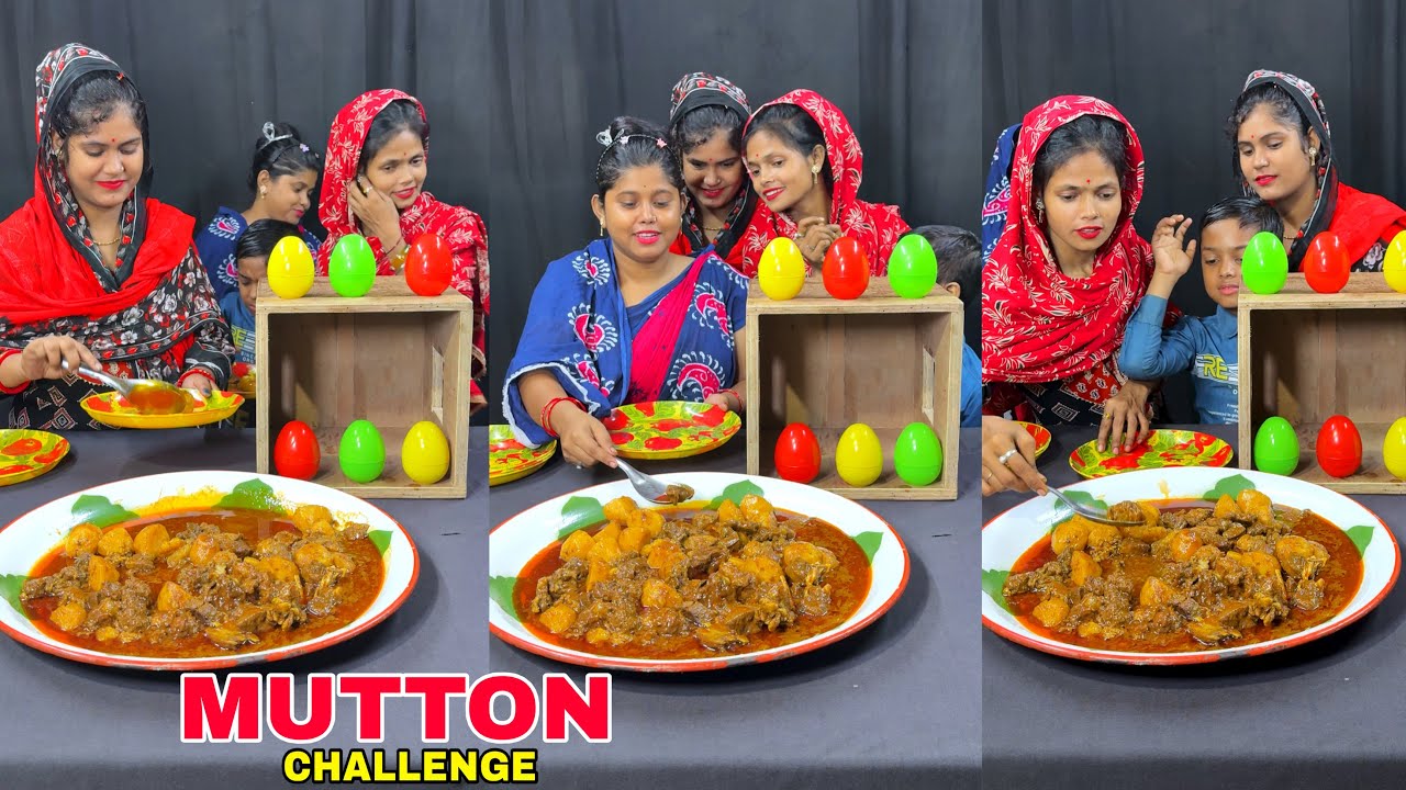 Mutton Curry Egg Matching Funny Challenge Video Game #egg #challenge #gaming 