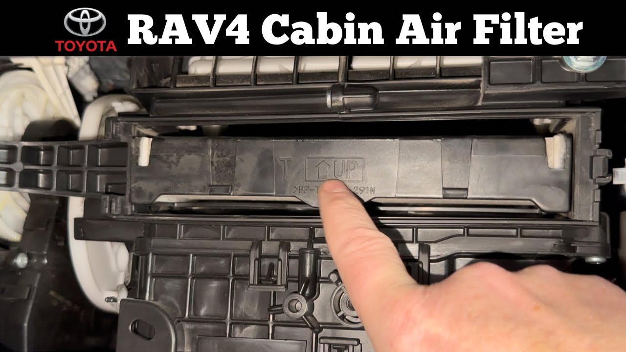 2019 - 2024 TOYOTA RAV4 Cabin Air Filter Replacement - How To Change Replace AC Filter Location DIY
