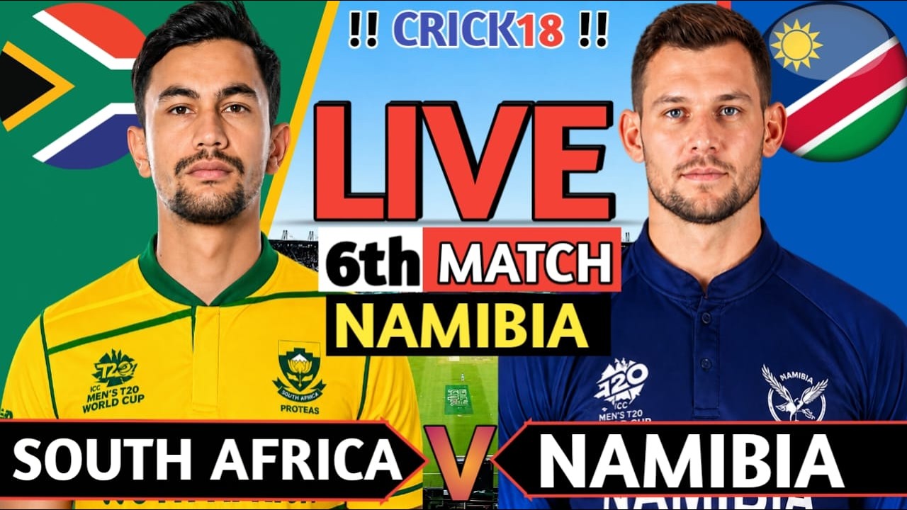 🔴Live: South Africa vs Namibia LIVE | Namibia T20I Tri-Series 2026 | Live Cricket Match Today