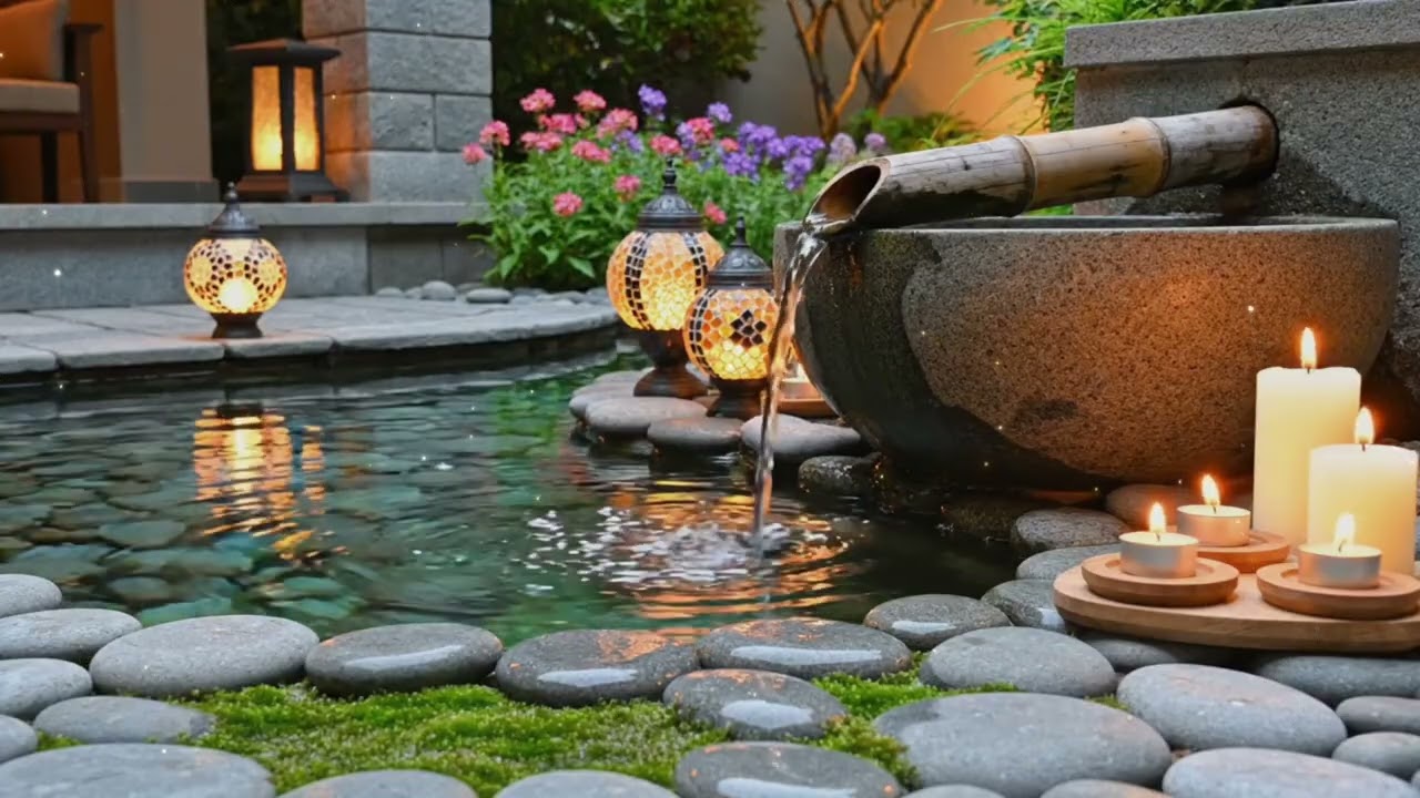 Relaxing Piano Meets Flowing Water 🌿 Stress Relief, Emotional Balance & Inner Calm