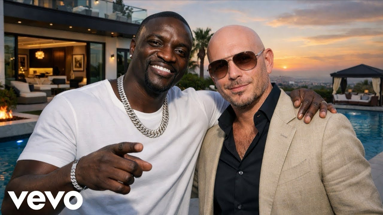 Akon X Pitbull- “Global Lights”(official lyrics music)
