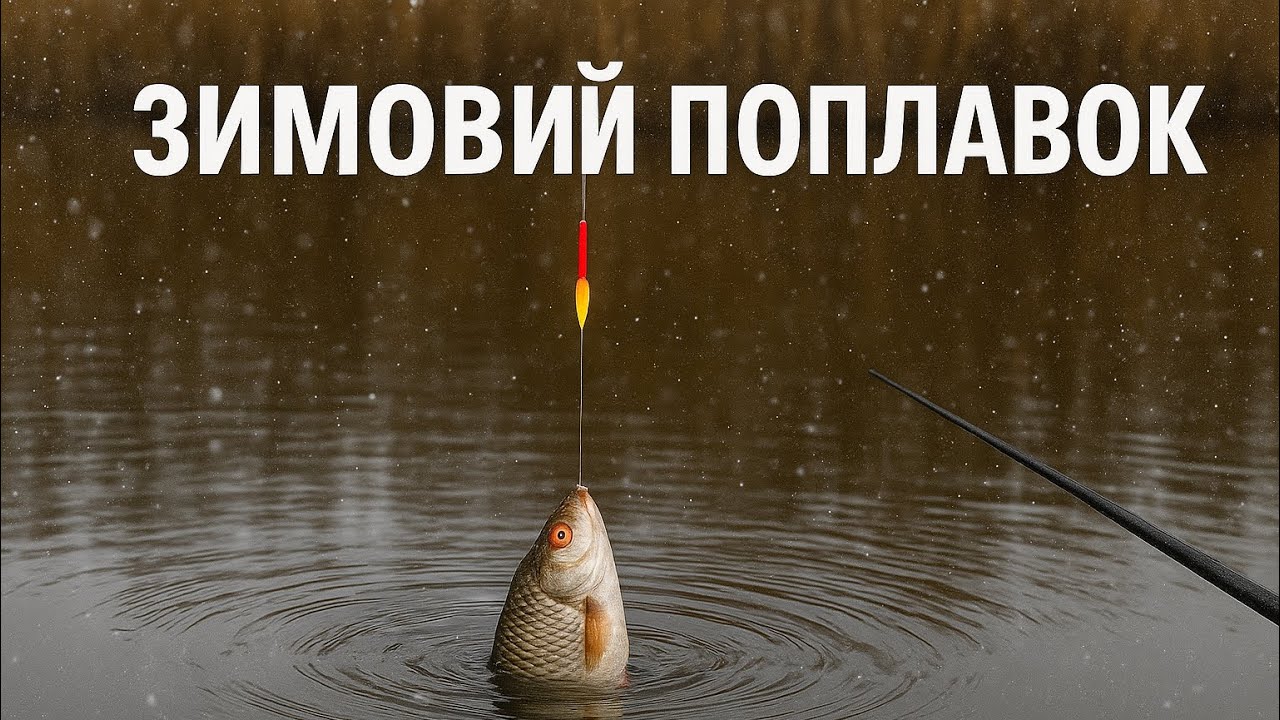 Зимовий поплавок в грудні. Ловимо рибу на тісто #дозариболовлі #fishing #риболовля #поплавок 