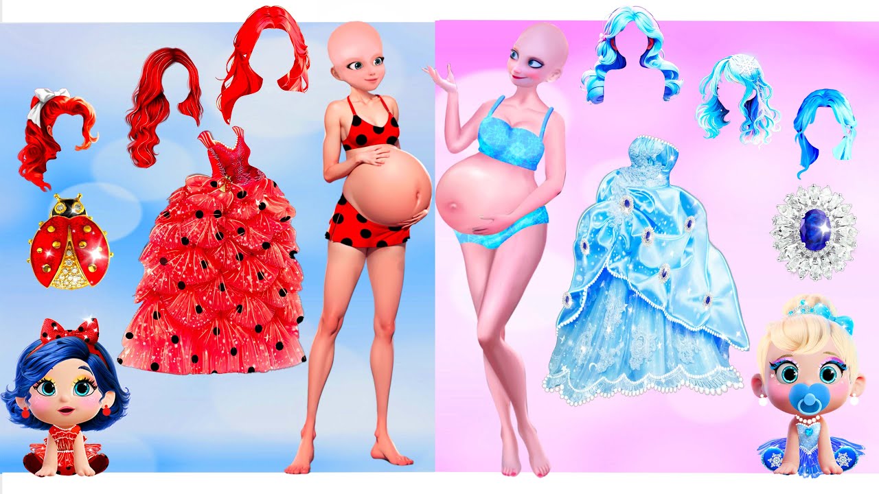 Frozen Elsa & Ladybug: Become Princess | Style Wow