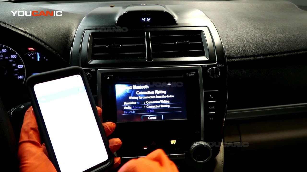 How to Pair Phone to 2012-2017 Toyota Camry XV50 via Bluetooth