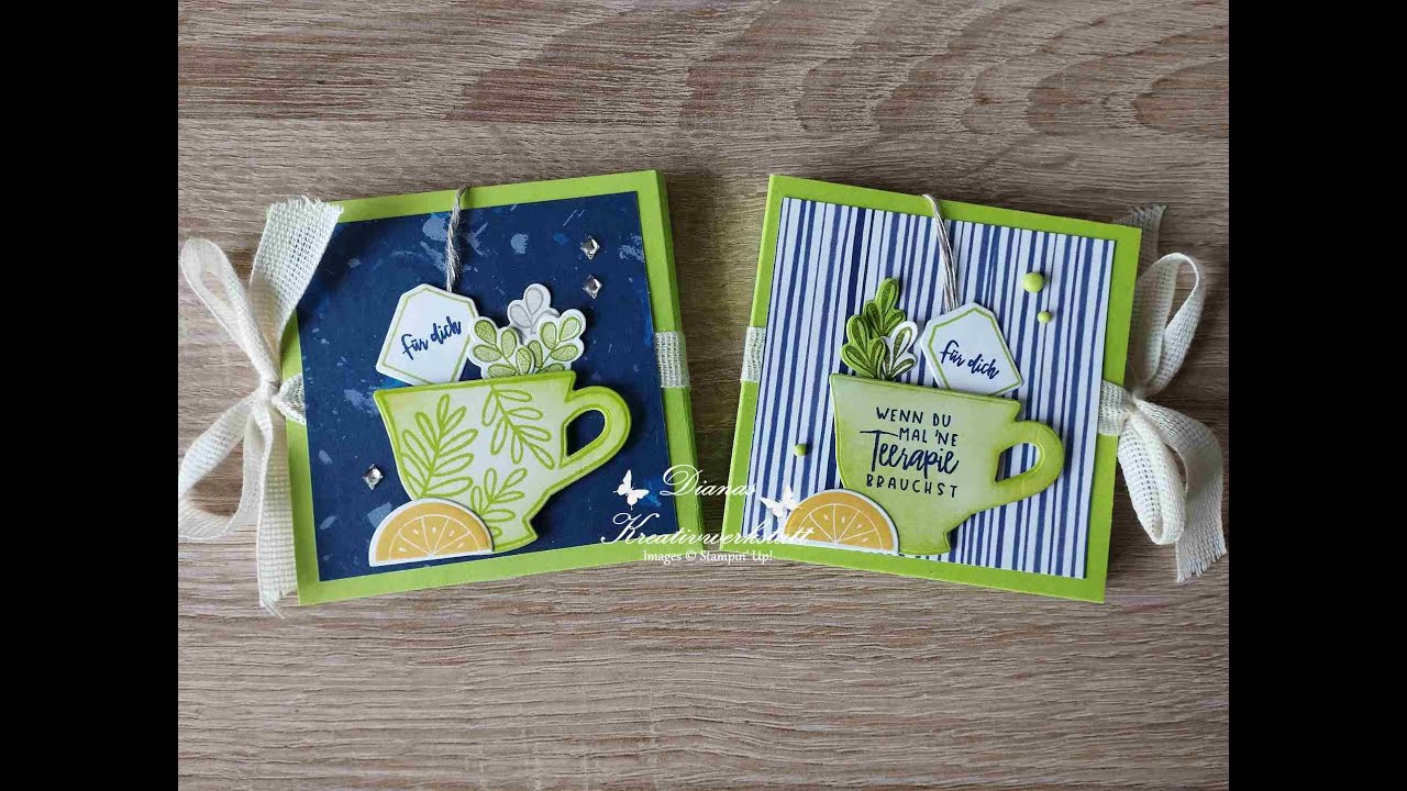 Kleine Teeverpackung mit Teeliebe Stampin'Up!