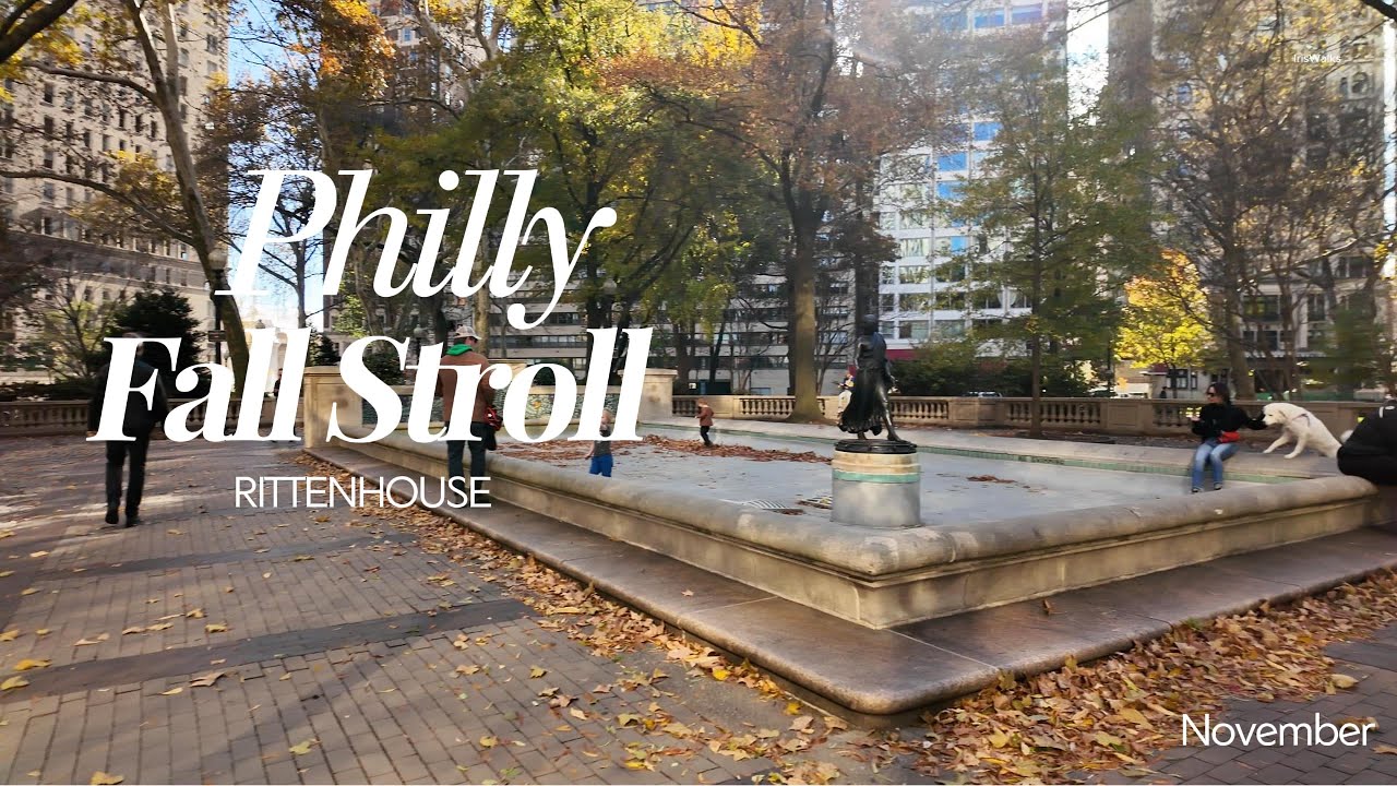 A Daytime Walk Through Rittenhouse Square (4K)