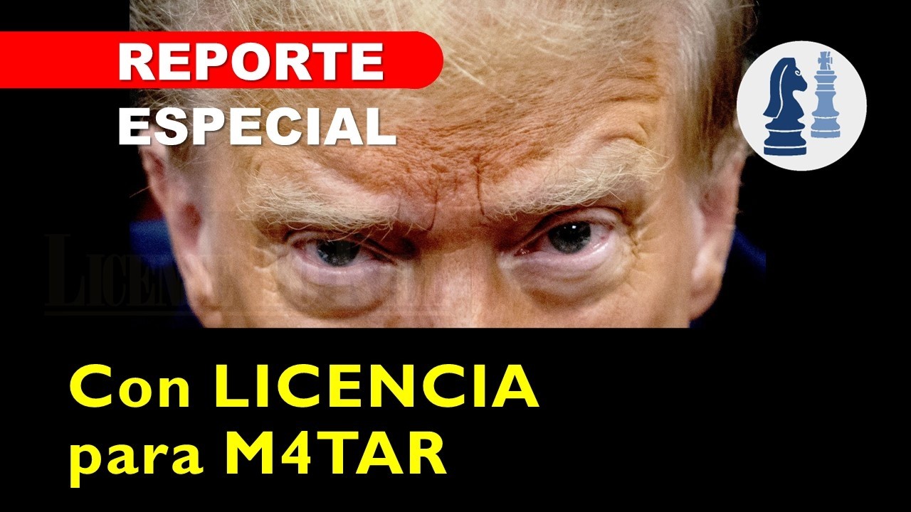 Con licencia para M4TAR - Los extraordinarios poderes de GU3RRA del Presidente TRUMP