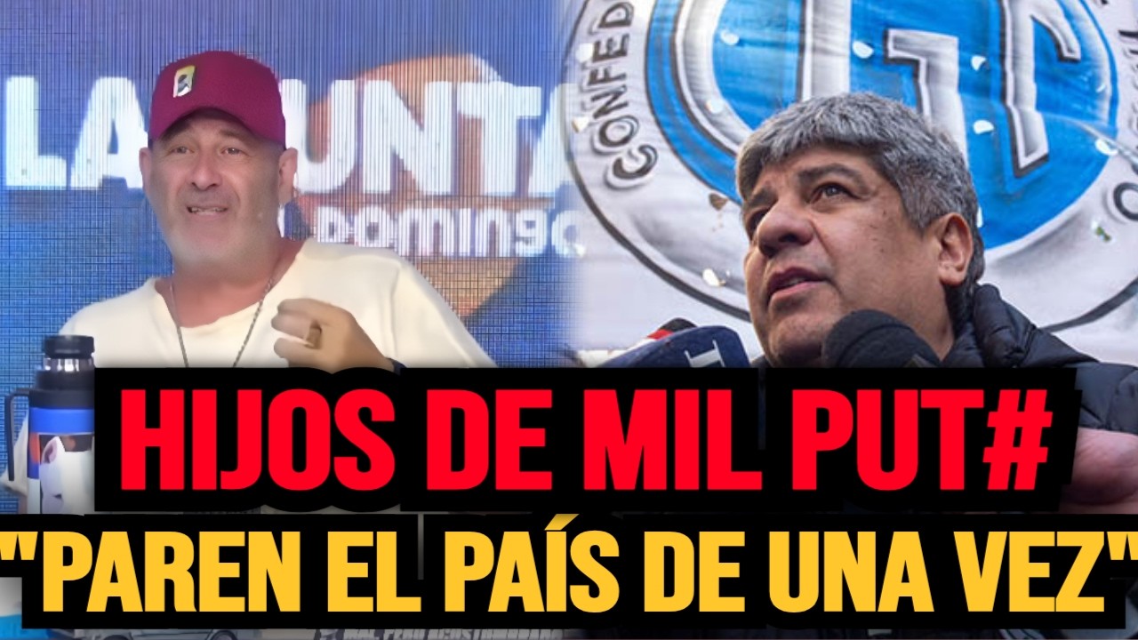 🔥GORDOS TRAIDORES: SANTIAGO CÚNEO FULMINA A LA CGT Y PIDE UN PARO POR TIEMPO INDETERMINADO 