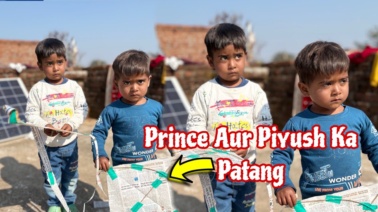 Prince Aur Piyush Ka Patang 😂 Ud Nhi Rha Hai #livingvishwavlgs