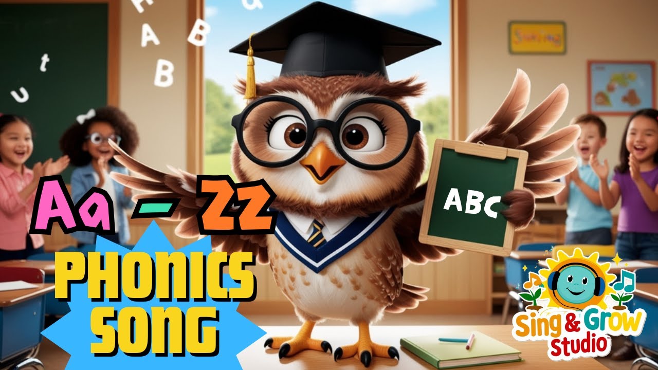 Phonics Sounds of Alphabets A to Z | Learn Letters A-Z with Vocabulary | ABC Alphabet Song