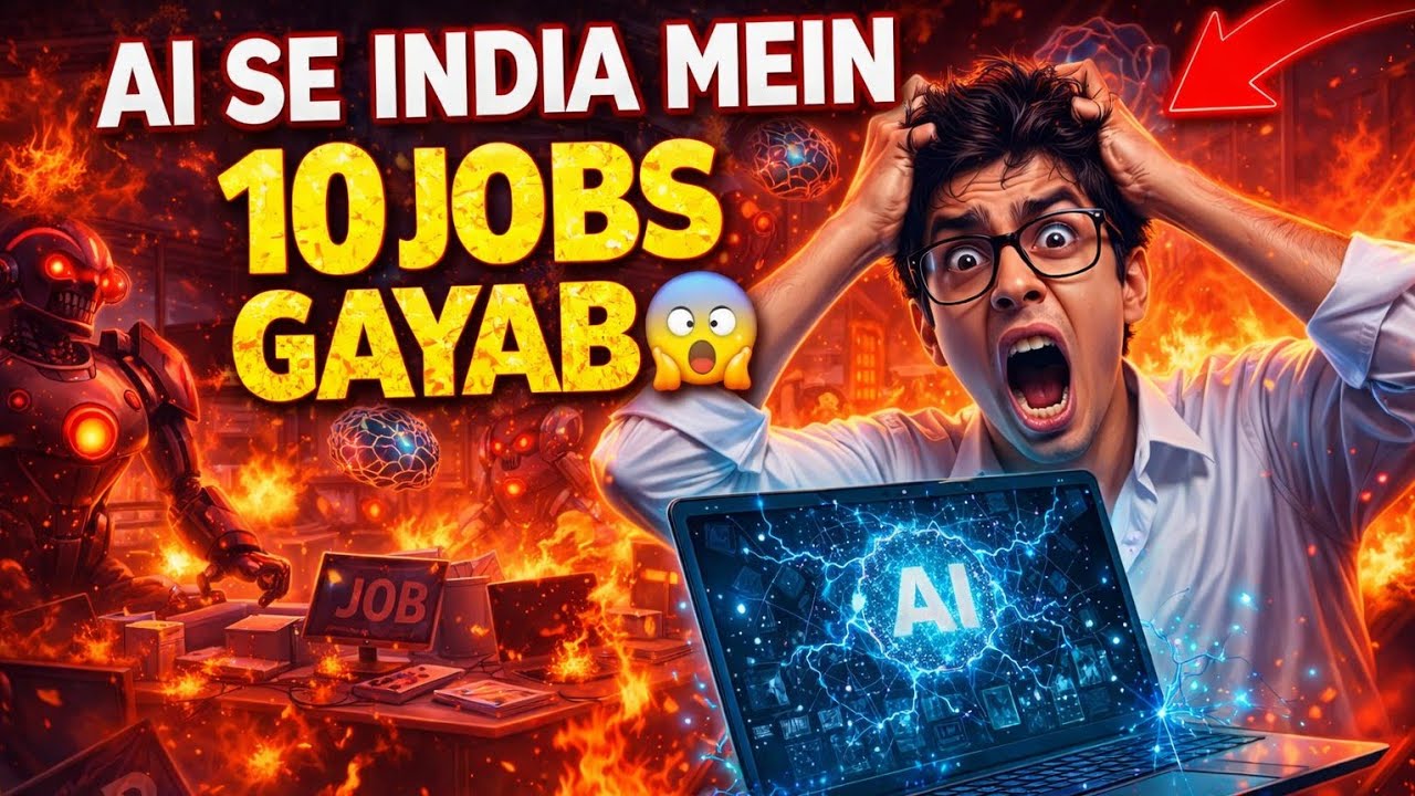 AI Se India Mein Ye 10 Jobs Sabse Pehle Gayab Ho Jayenge! 😱 | 2025-2027 Warning