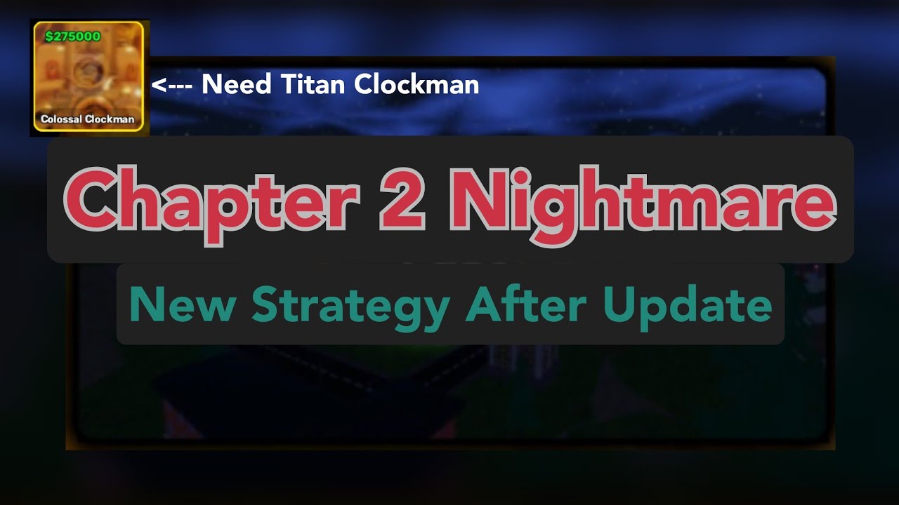 [NEW] Skibi Defense Chapter 2 Nightmare SOLO Strat