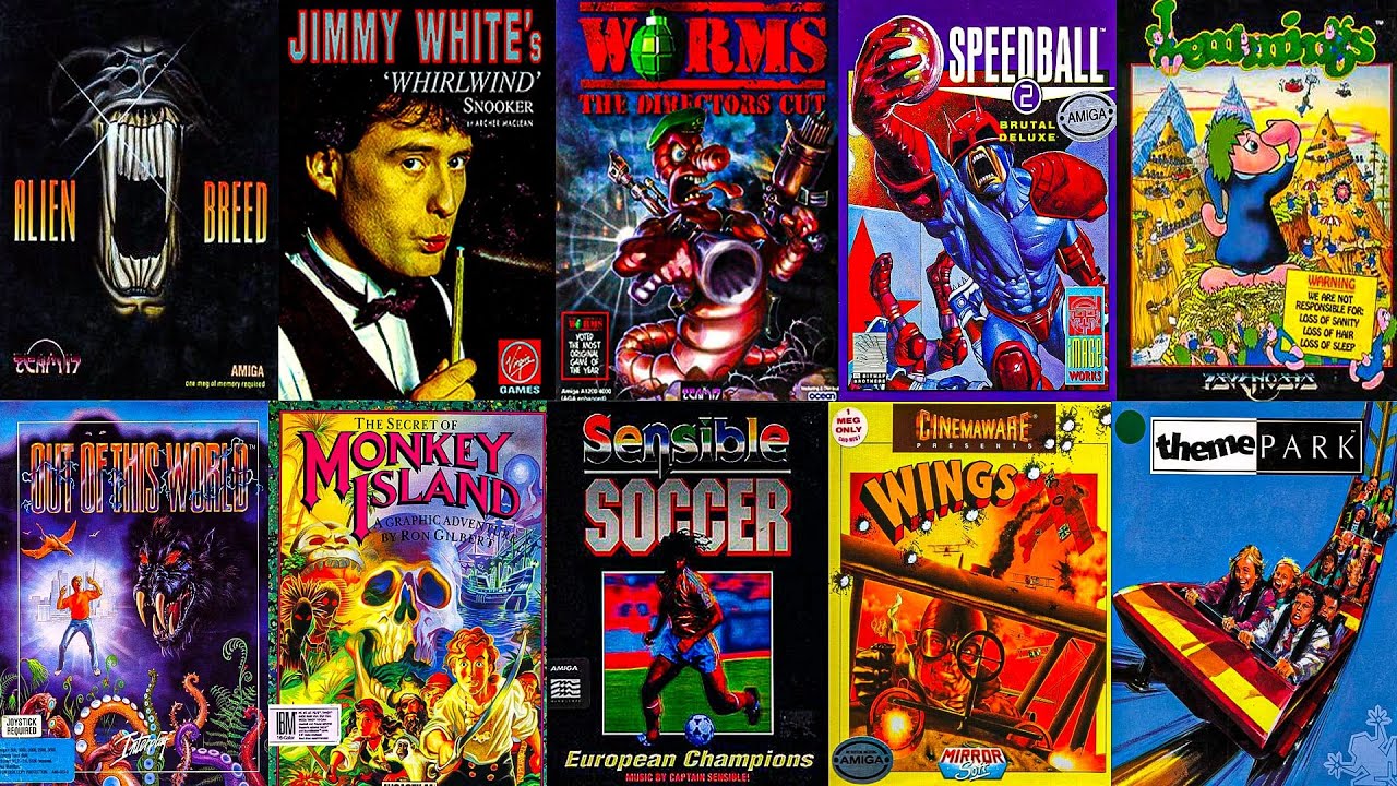 Top 10 Best AMIGA 500 Games of all Time | Best Commodore Amiga 500 Games