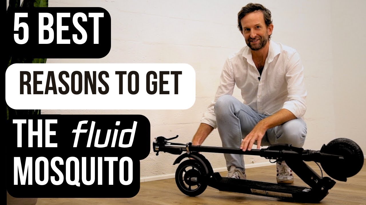 5 Reasons to get the fastest ultra portable scooter - fluid Mosquito