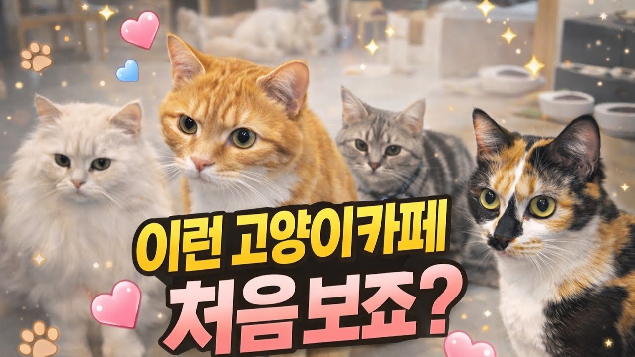 4k 방문만 해도 기부가 되는 고양이카페… 실화?