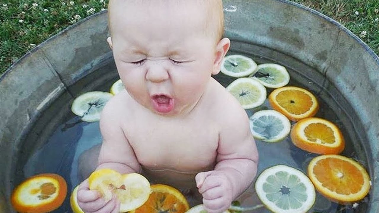 Funny Babies Eating Lemon First Time-Funny Cute Baby Videos 2019