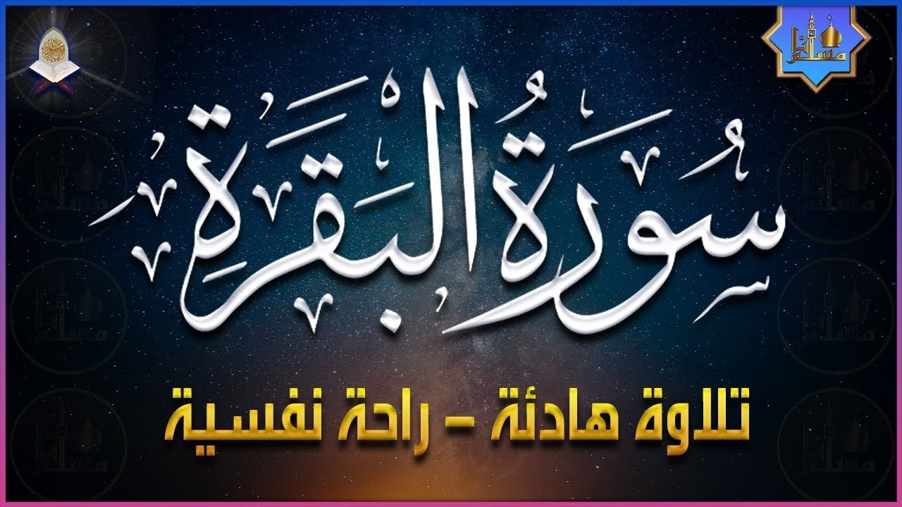 سورة البقرة تلاوة هادئة ومريحه استمع اليها قبل النوم😴ارح سمعك وقلبك💙Sourat Al Baqara full