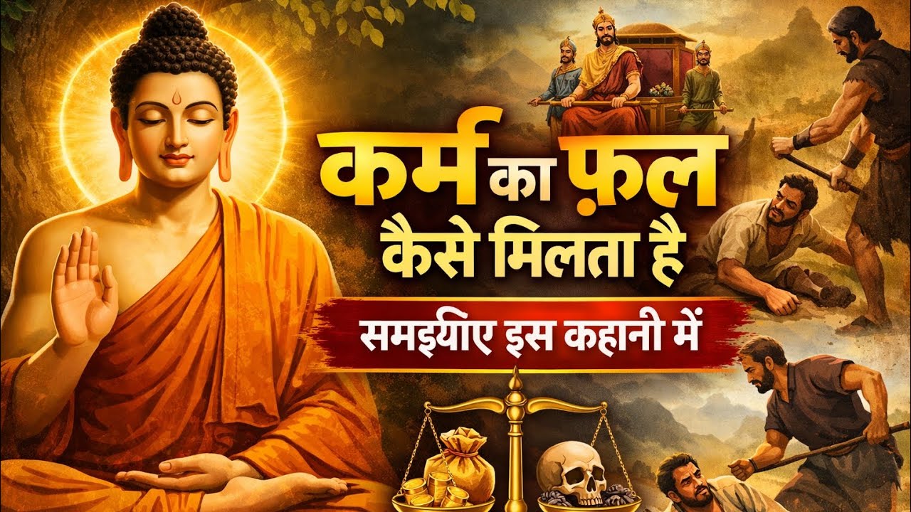 कर्म का फल कैसे मिलता है समझिए इस कहानी में।Gautam Buddha। Inspired Stories।