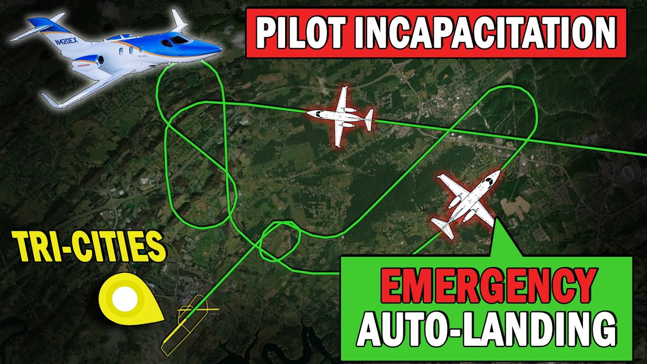 HondaJet Plane AUTO-LANDS ITSELF after 