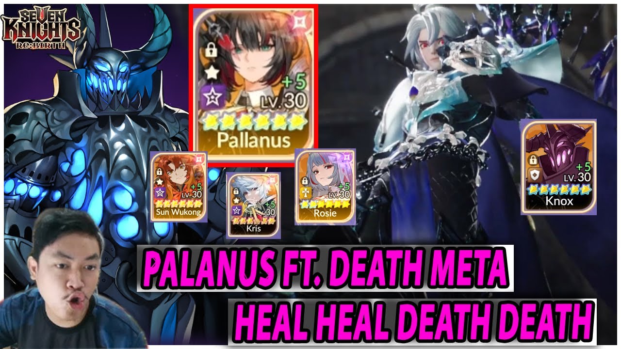 🔥🔥PALANUS FT. DEATH META DESTROY ARENA [DEATH DEATH HEAL HEAL REVIVE] -  SEVEN KNIGHTS RE:BIRTH