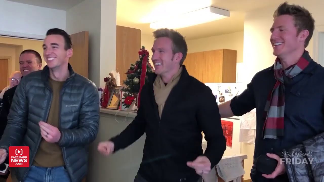 Senior Citizens cry, dance, rejoice when GENTRI surprises them with their own Christmas concert