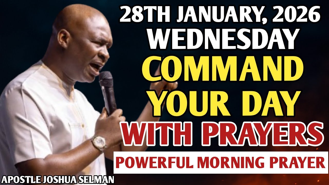 [WEDNESDAY, 28TH JANUARY] START YOUR MORNING WITH PRAYER | SPIRITUAL PRAYER BY APOSTLE JOSHUA SELMAN