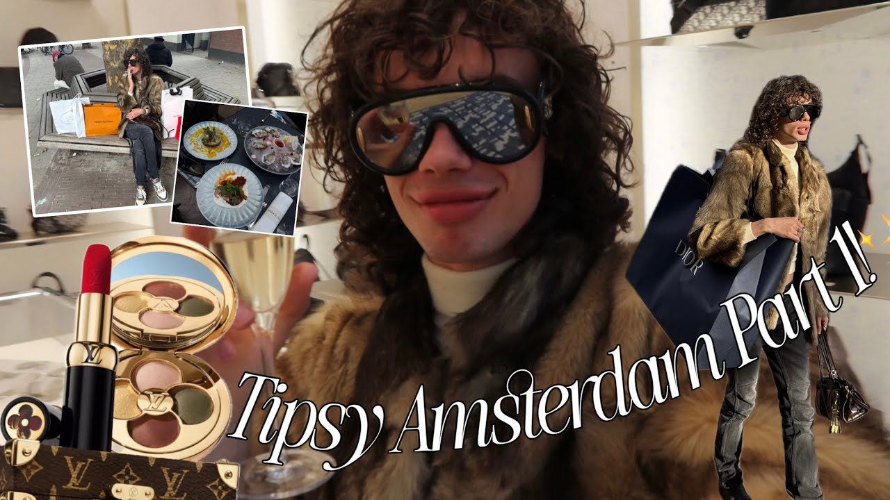 Tipsy at Dior and getting LV cosmetics!!💅✨