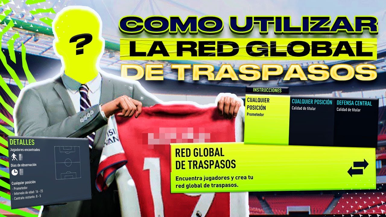 COMO UTILIZAR la RED GLOBAL de TRASPASOS para ENCONTRAR NUEVOS JUGADORES en MODO CARRERA! ✅🧐