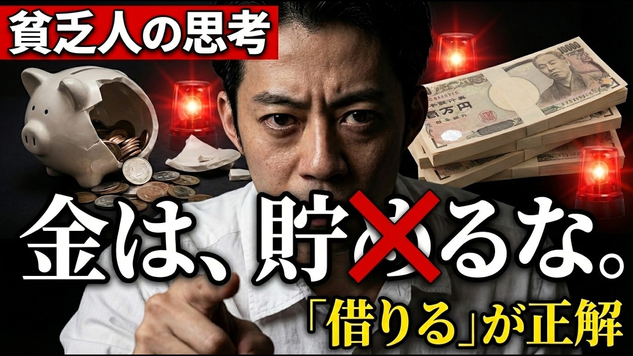 【警告】「お金が貯まってから」その日は一生来ない。成功したければ「借りる技術」を磨け