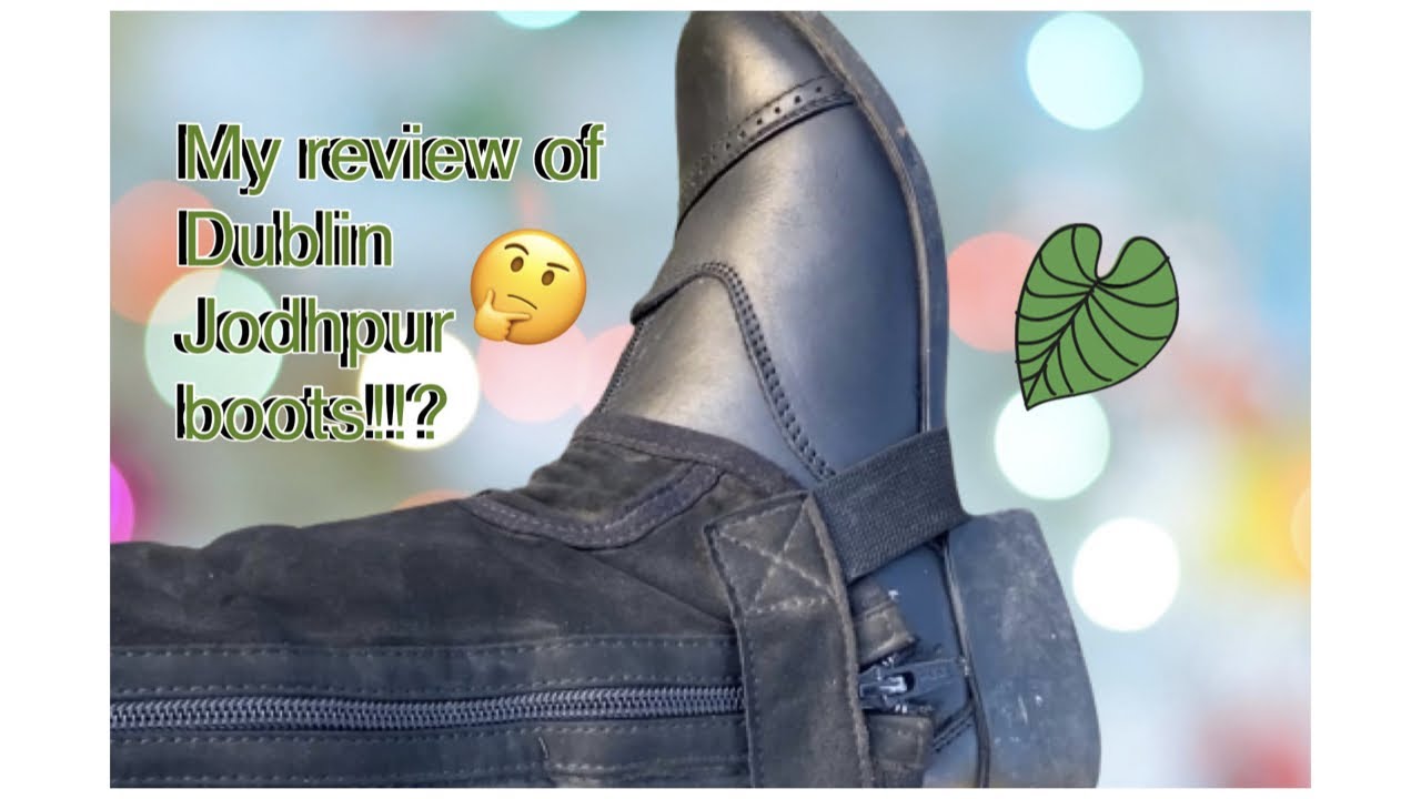 My review of Dublin Jodhpur boots!!? | My ponies & me