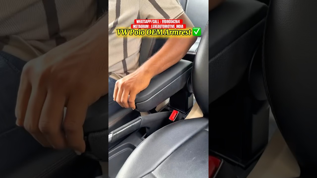 VW Polo Armrest #vwpolo #armrest #pologti #carinterior