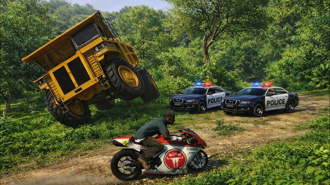 GTA 5 City me hua police walo se panga. 