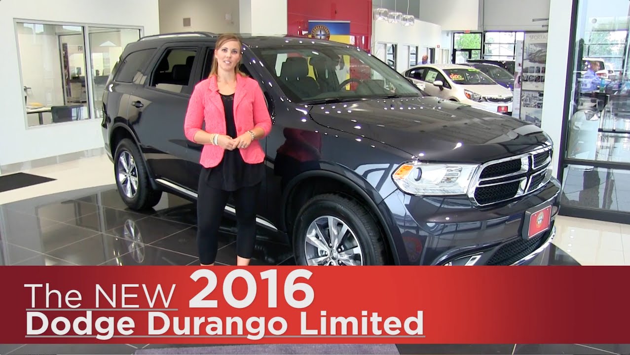 The New 2016 Dodge Durango Limited - Elk River, Coon Rapids, Minneapolis, St Paul, St Cloud, MN