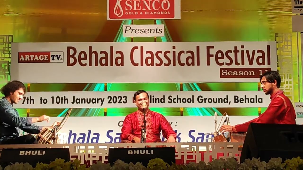 PT. SANJEEV ABHYANKAR - RAAG BHOOP KALYAN - BEHALA CLASSICAL FESTIVAL 2023