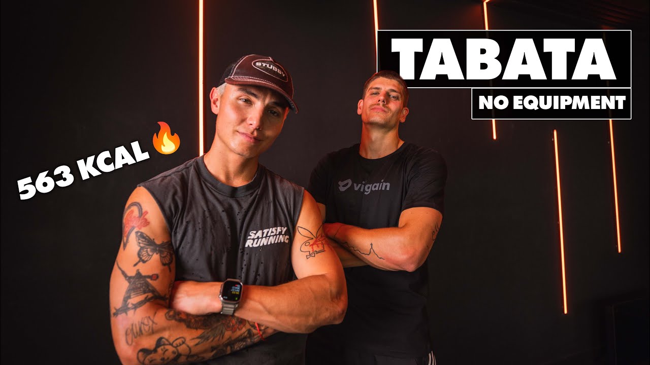 4 min | Tabata no equipment | @DavidLuuTV