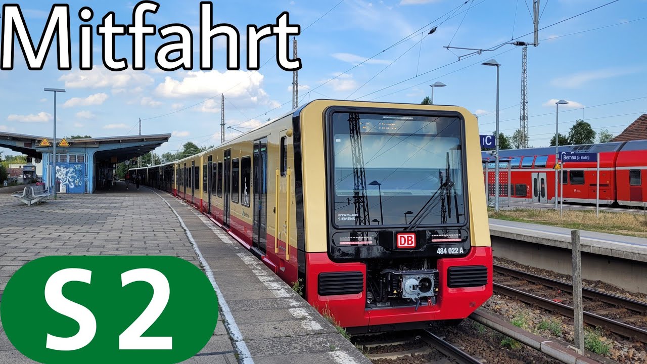 S-Bahn Berlin | Mitfahrt in der BR484 auf der S2 Buch - Bernau