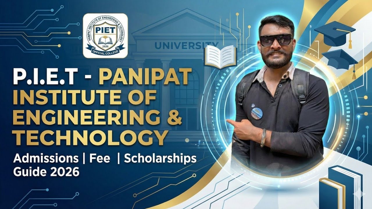 P.I.E.T -PANIPAT INSTITUTE OF ENGINEERING & TECHNOLOGY | Admissions | Fee | Scholarships Guide 2026
