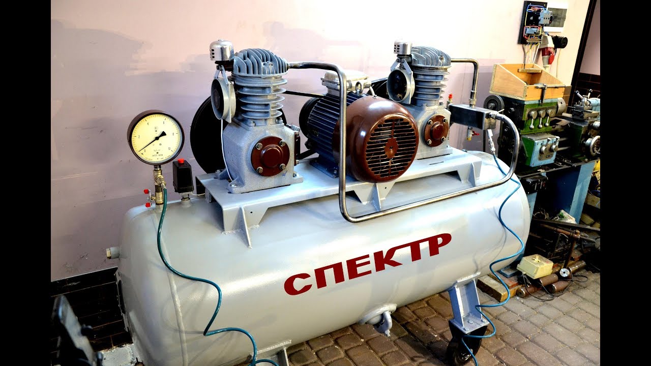 Постройка Компрессора СО 7Б ТАНДЕМ Ч 3