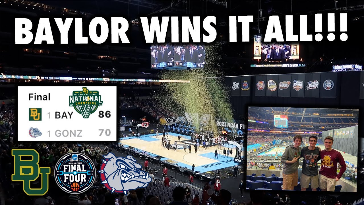 Baylor BEATS Gonzaga to WIN the National Championship (INSANE DAY)