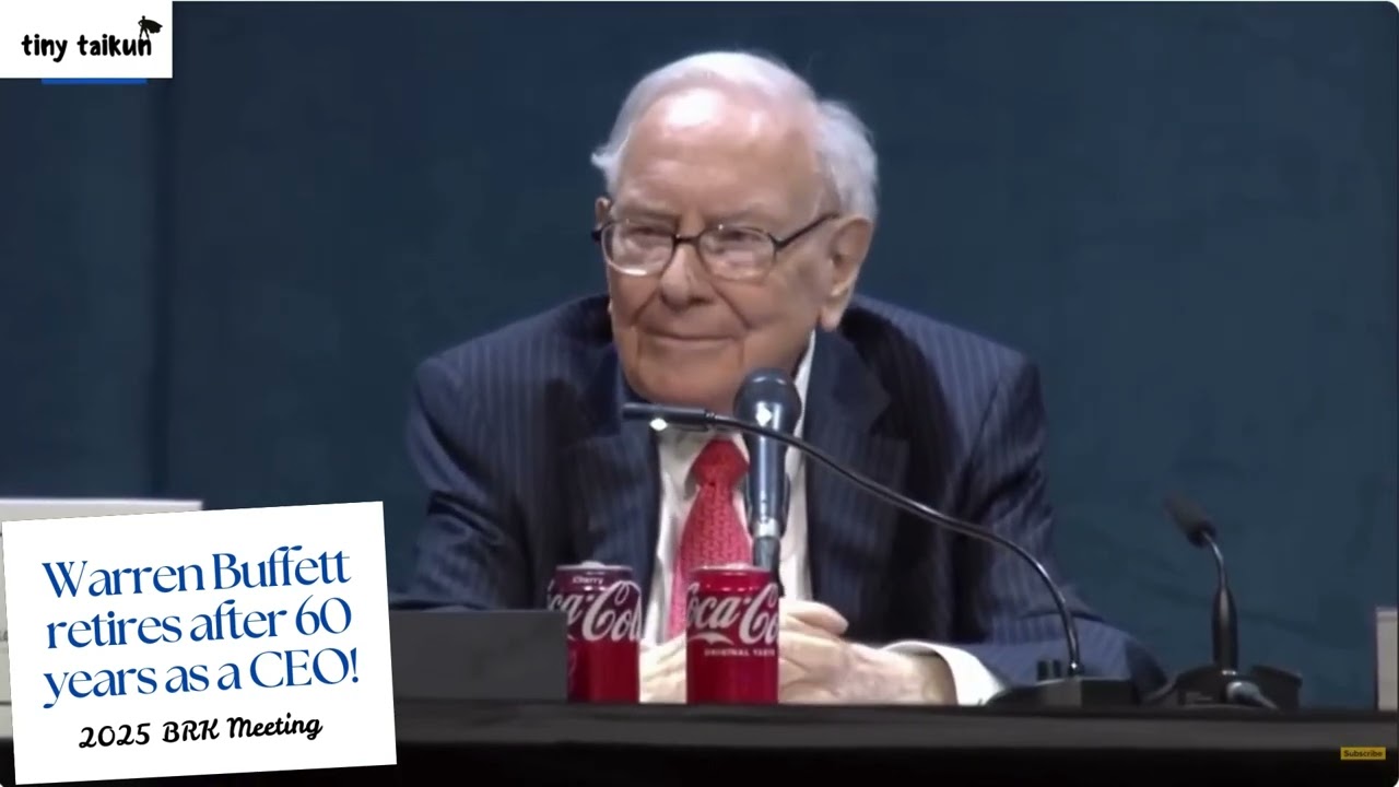 Warren Buffett Retires | Full Announcement, Emotional Farewell & a Standing Ovation!